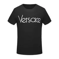 versace tee shirt cotton 1969 italia vintage logo black